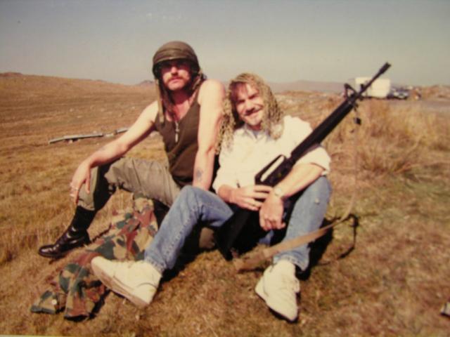 Terry English and #Lemmy - this pic is of them on Bodmin Moor Terry English and #Lemmy - this pic is of them on Bodmin Moor